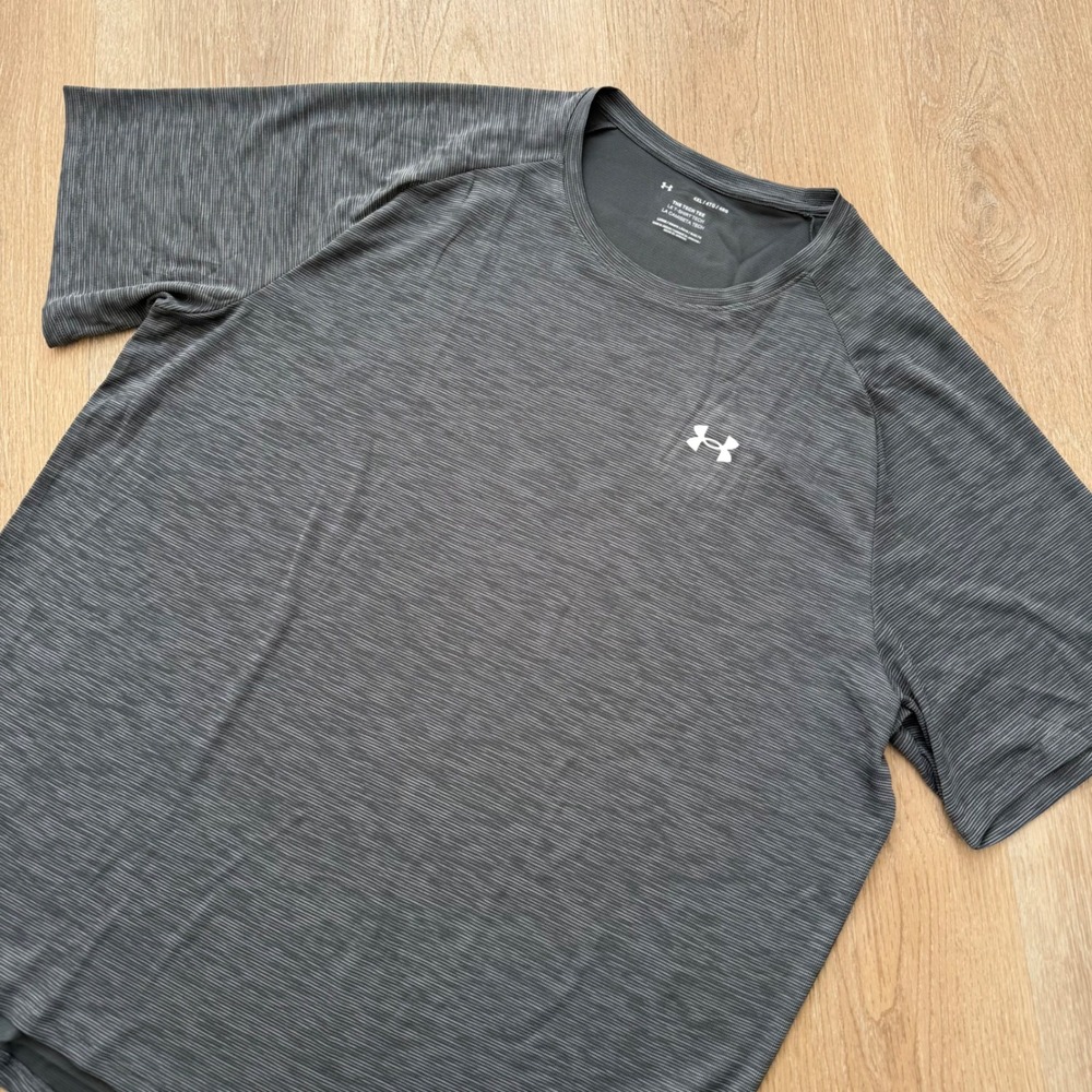 Under Armour The Tech Tee Men 4XL Gray Heather Short Sleeve Loose Fit NWOT